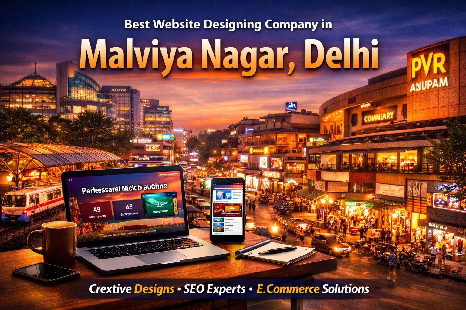 Best Website Designing & Development Company in Malviya Nagar