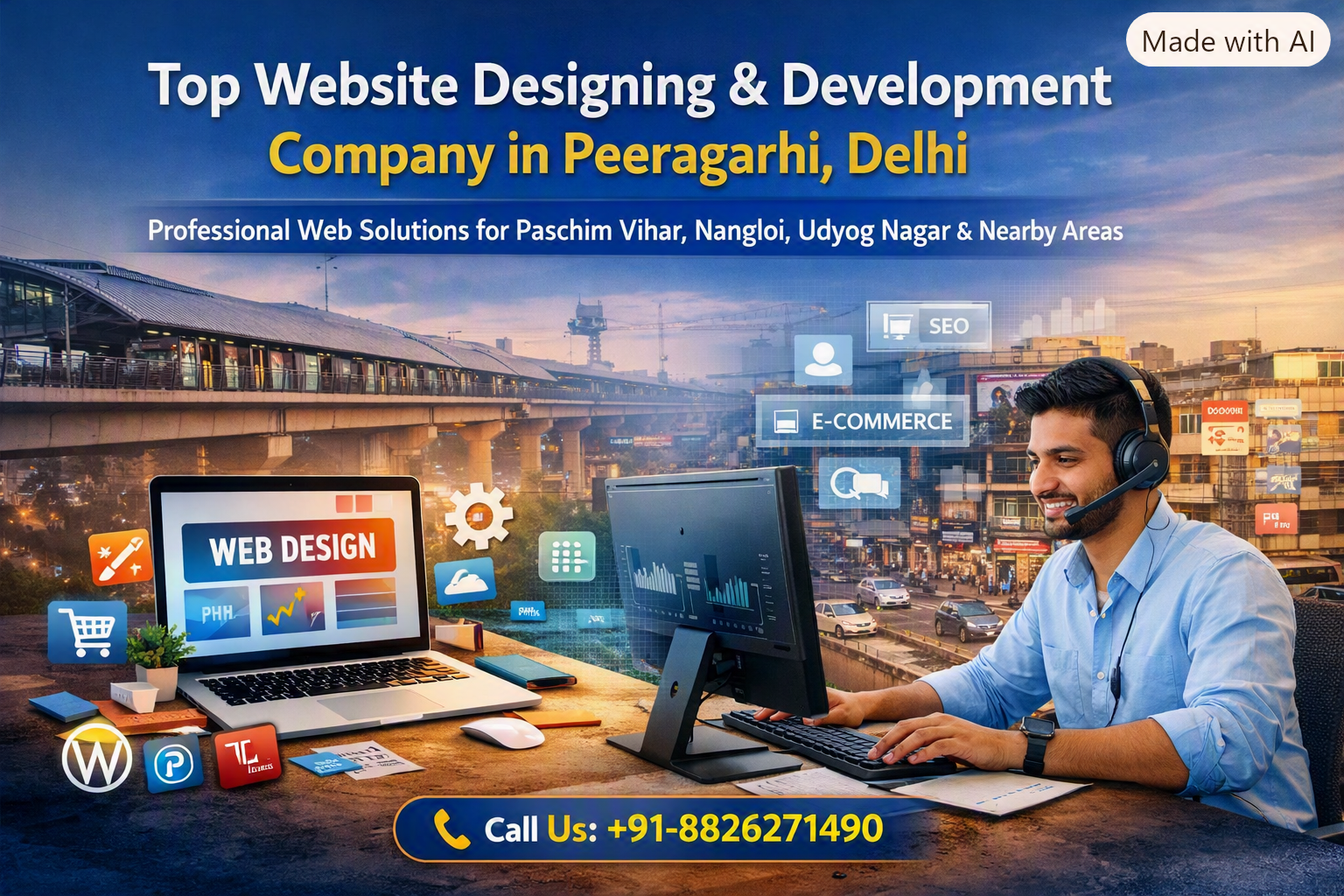 Website Designing & Development Company in Peeragarhi