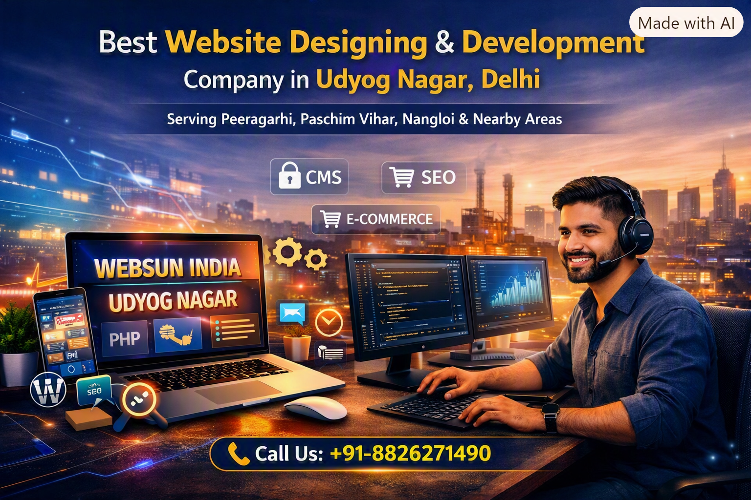  Website Designing Company in Udyog Nagar
