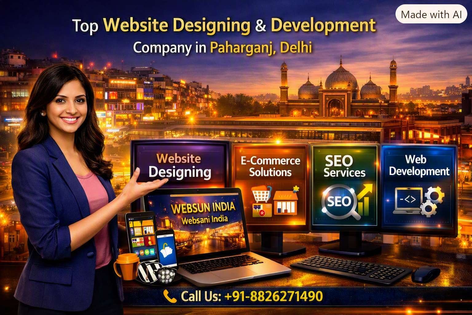 Top Website Designing Company in Paharganj
